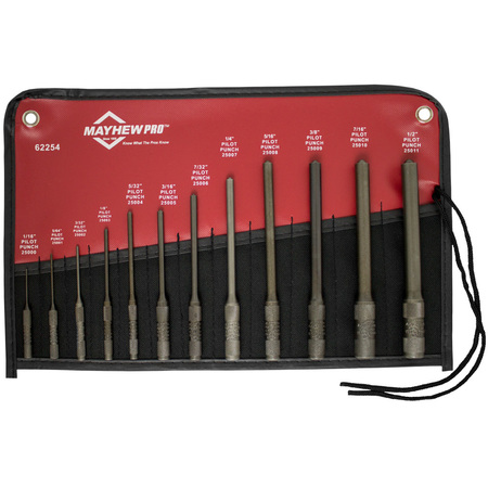 MAYHEW STEEL PRODUCTS PUNCH PILOT PUNCH 12 pc SET MY62254